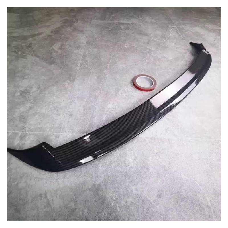 QILINGS Heckspoiler Für VW Für Golf 6 Für GTI Für Golf MK6 Für GTI R20 2010-2013 Fließheck Auto Hinten Dach Spoiler Flügel Hinten Stamm Lip Spoiler Kappe Kofferraumspoiler(Carbon Look) von QILINGS