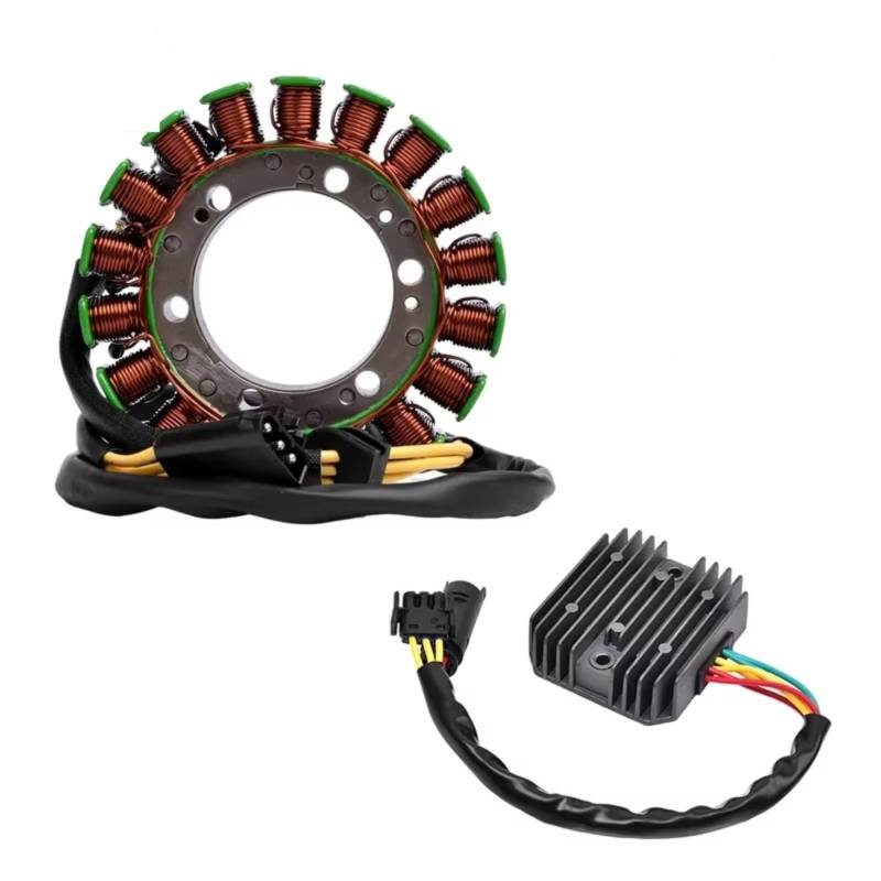 QILINGS Motorrad Stator Spule Für F650GS Für F750GS F800R F800S Für F800GS Für F800GT Für F800ST F 650 750 GS Motorrad Stator Spule Regler Rectifier Kit Stator Zündspule von QILINGS