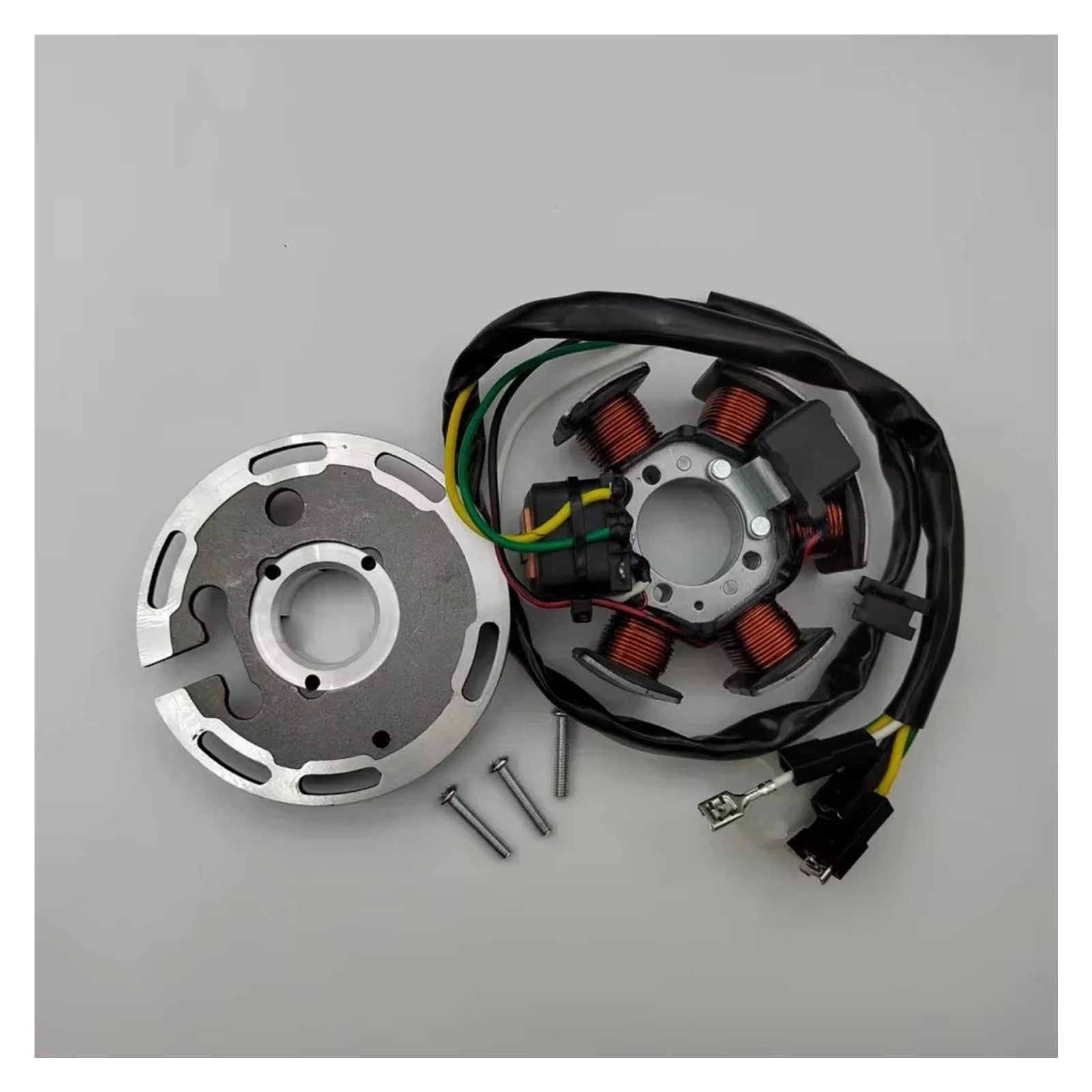 QILINGS Motorrad Stator Spule Für Peugeot XP6 Für XPS XR6 50 Supermotard Straße Magneto Spule Stator Zündung Stator Zündspule(6640275A) von QILINGS