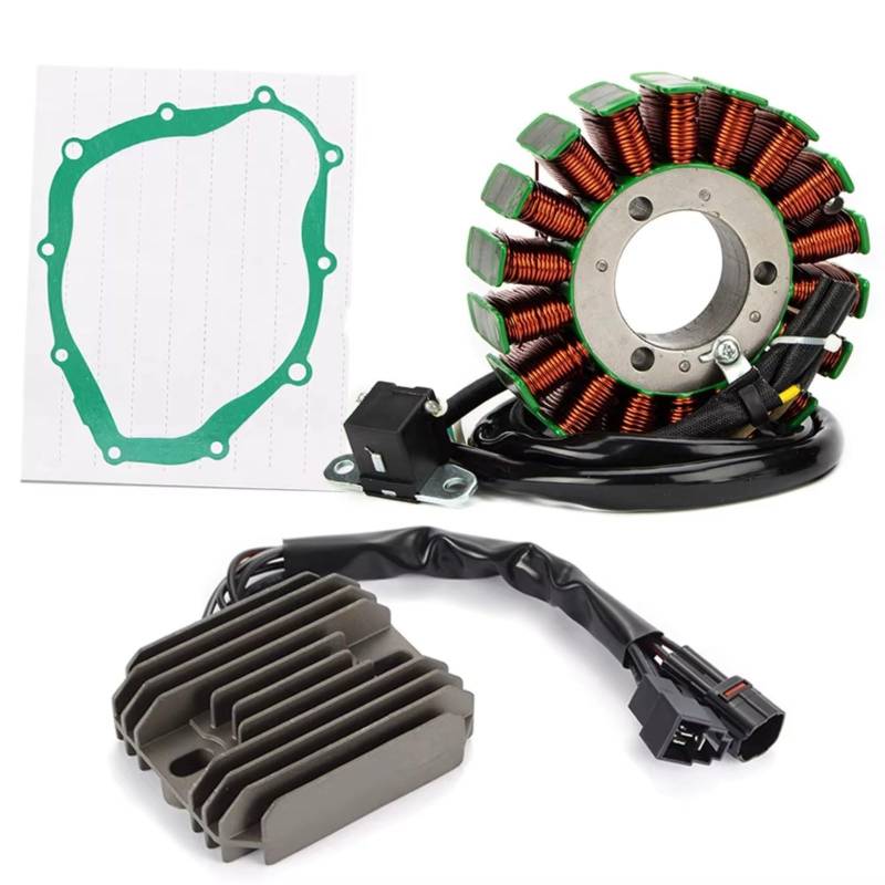 QILINGS Motorrad Stator Spule Für Suzuki Für DL650 Für V-Strom Für SV650 DL Für SV 650 2003-2012 Motorrad Stator Spule & Regler Rectifier Mit Dichtung Stator Zündspule(A) von QILINGS