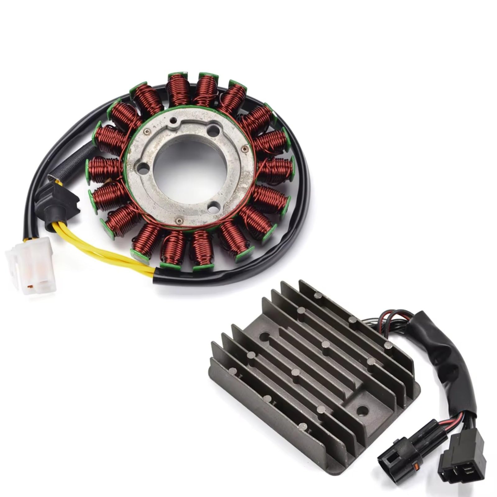 QILINGS Motorrad Stator Spule Für Suzuki Für GSXR600 Für GSXR750 2006-2016 Für GSX-R Für GSXR 600 750 2007 2008 2009 2010 2011 2012 2013 Stator Spule Regler Rectifier Stator Zündspule von QILINGS