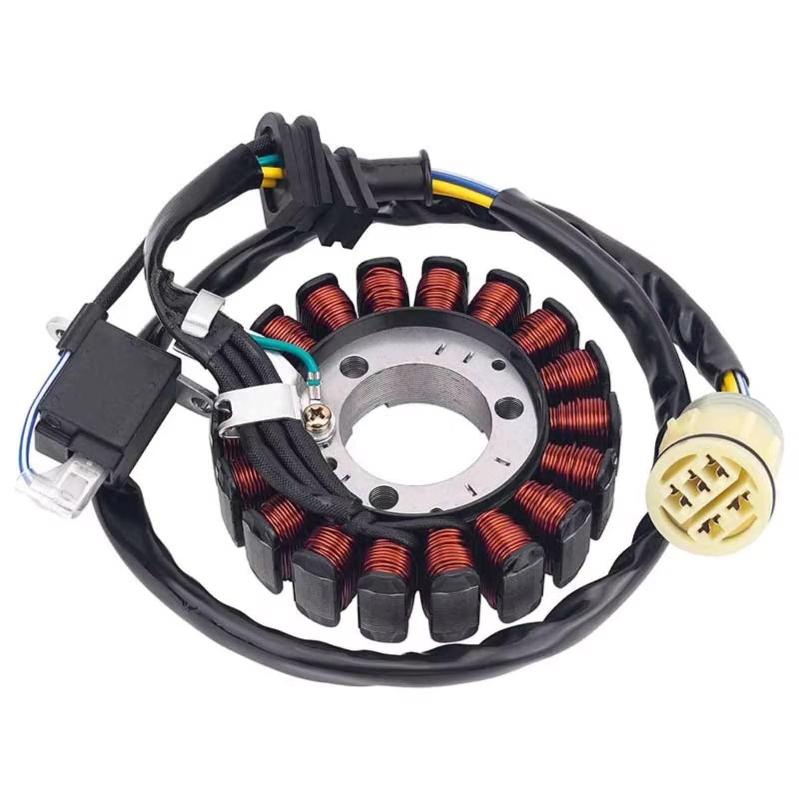 QILINGS Motorrad Stator Spule Für TRX350FE Für Rancher 4x4 ES Für ATV 2001-2006 31120-HN5-M01 Für TRX350 Motorrad Generator Stator Spule & Gleichrichter Stator Zündspule(Stator Coil) von QILINGS