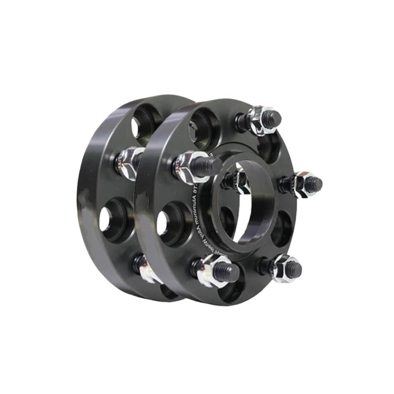 Raddistanzscheiben Für Nissan Für G35 G37 Q50 Q60 Q70 FX35 FX50 350z 370z 2 stück PCD 5x 114,3 CB 66,1mm Hubcentric rad Spacer Spurverbreiterungen(2pieces 25mm-BK) von QILINGS