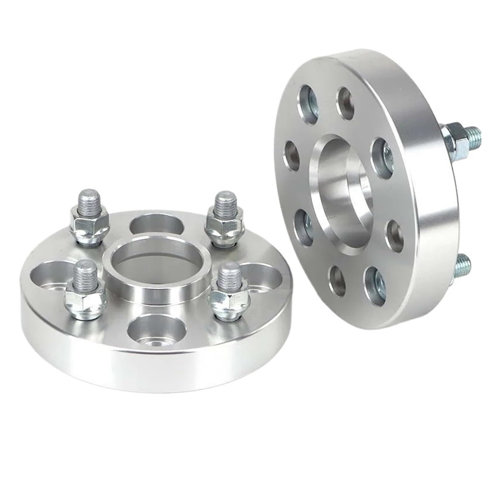 Raddistanzscheiben Für VW Für Jetta 4lug Spurverbreiterungsadapter 2 Stück PCD 4X100 CB 57,1 mm dick 20-50 mm Spurverbreiterungen(2PCS 30mm Silver) von QILINGS