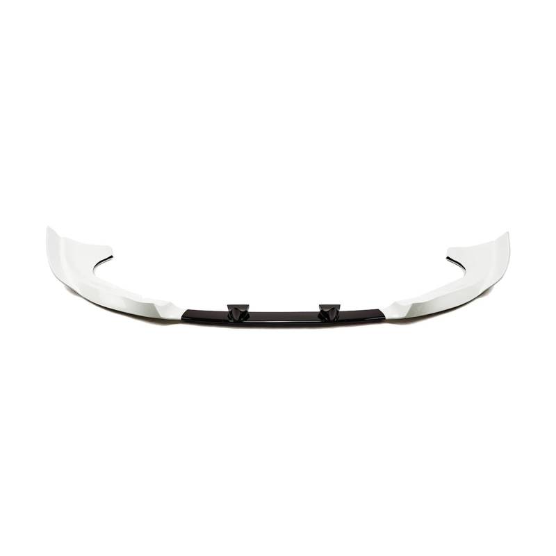 Auto Frontstoßstange Splitter Spoiler 3 STÜCKE Für Jeep Für Grand Für Cherokee Für SRT 2012-2016 Für SRT8 Auto Frontstoßstange Lip Splitter Spoiler Carbon Fiber Style Body Kit(White Black) von QILTON