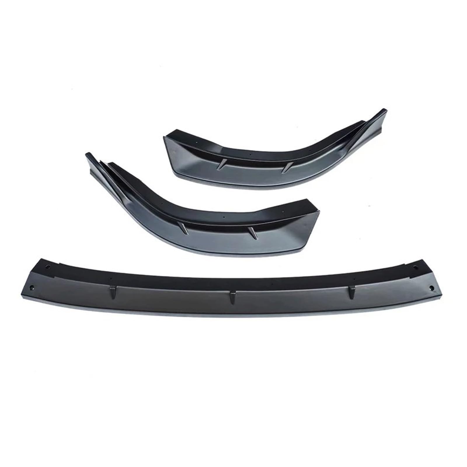 Auto Frontstoßstange Splitter Spoiler 3 Stücke Für Civic Für 8th 2006 2007 2008 2009 2010 2011 Auto Vorderen Stoßfänger Lip Spoiler Splitter Diffusor Zubehör Körper Kits(Matt Black) von QILTON