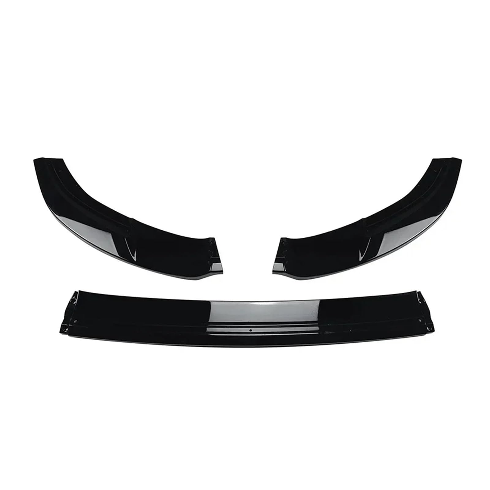 Auto Frontstoßstange Splitter Spoiler 3 Stücke Für VW Für Golf 7 Für MK7 Für GTI R Für GTD Für GTE 2012-2018 Auto Front Stoßstange Splitter Lip Spoiler Diffusor Seite(Glossy Black) von QILTON