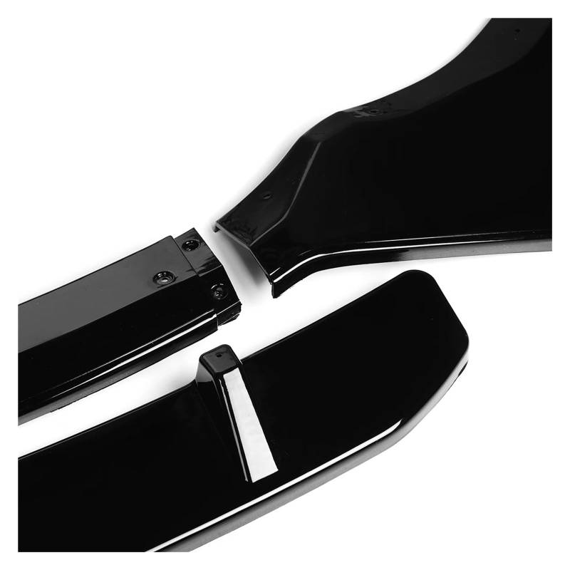 Auto Frontstoßstange Splitter Spoiler 4 STÜCKE Für X3 Für X4 Für G01 Für G02 2018-2021 Auto Frontstoßstange Splitter Lippendiffusor Spoilerschutz Deflektorlippen(Glossy Black) von QILTON