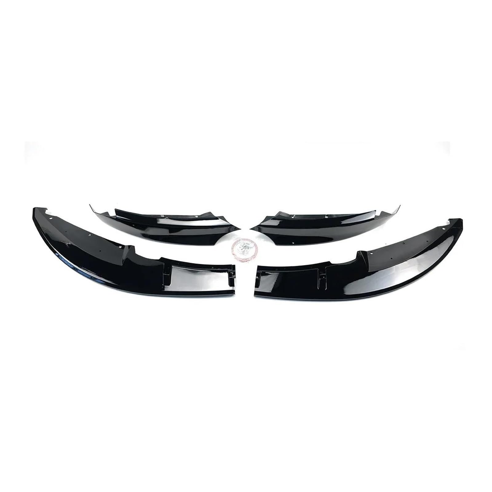 Auto Frontstoßstange Splitter Spoiler Für 1er Serie E82 Sport 2007 2008 2009 2010 2011 2012 2013 Auto Frontstoßstange Lippe Seitenspoiler Splitter Abdeckung Verkleidung(Glossy Black) von QILTON