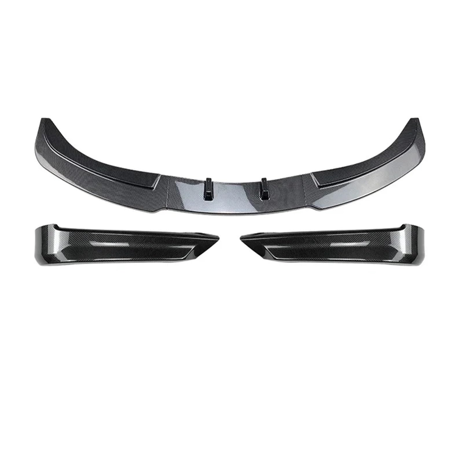 Auto Frontstoßstange Splitter Spoiler Für 3er-Serie Für E90 Für E91 Für 320i Für 325i 2005-2008 Frontstoßstangenlippensplitter Stoßstangendiffusor Spoilerschutz(Carbon Look Set) von QILTON