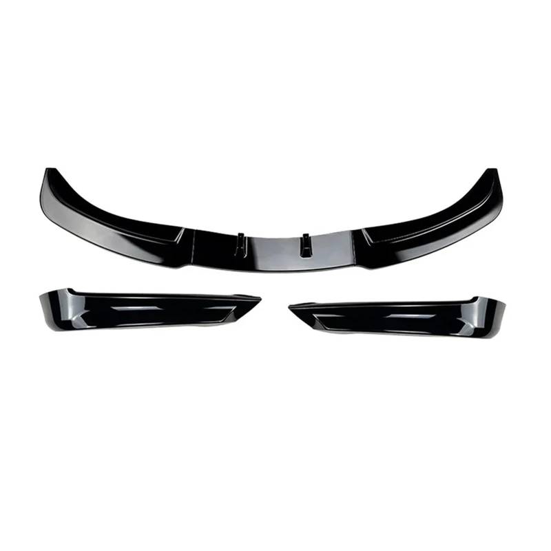 Auto Frontstoßstange Splitter Spoiler Für 3er-Serie Für E90 Für E91 Für 320i Für 325i 2005-2008 Frontstoßstangenlippensplitter Stoßstangendiffusor Spoilerschutz(Gloss Black Set) von QILTON