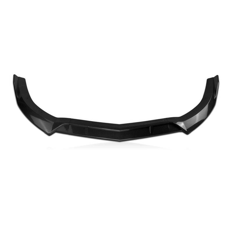 Auto Frontstoßstange Splitter Spoiler Für Benz Für CLS Für Klasse Für W218 2015-2018 Für CLS400 Für CLS500 Für CLS550 Frontspoilerlippe Autosplitter Lippe Blade(Kohlefaser-Optik) von QILTON