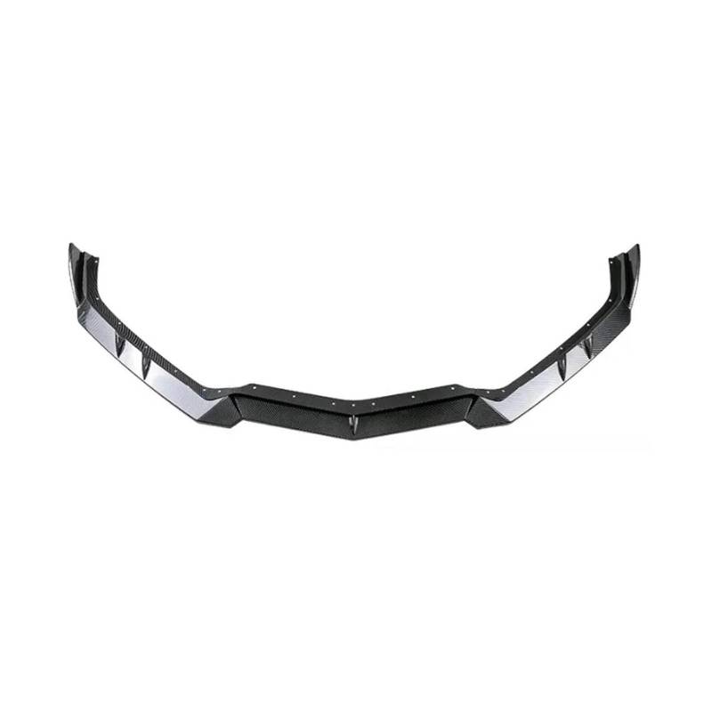 Auto Frontstoßstange Splitter Spoiler Für Chevrolet Für Corvette Für C8 Für Z51 2020-2023 + Auto Front Stoßstange Lip Spoiler Splitter Körper Kit Schürzen Abdeckung Schutz Trim(Carbon Look) von QILTON