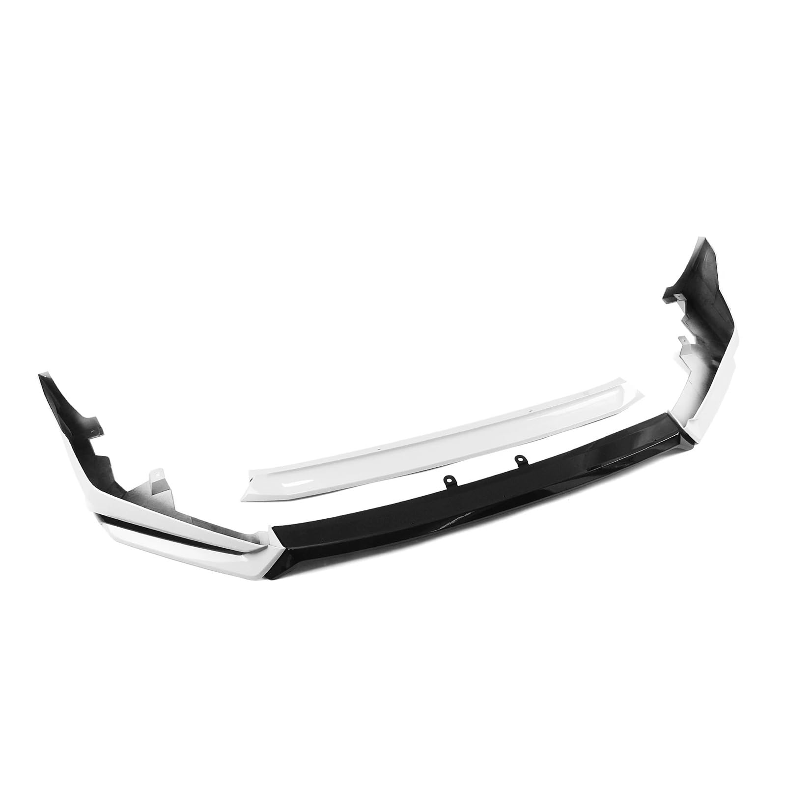 Auto Frontstoßstange Splitter Spoiler Für Civic 11. Generation 2022 2023 2024 Auto Frontspoilerlippe Unterer Für Splitter Guard Bracket Blade Protector(Weiß) von QILTON