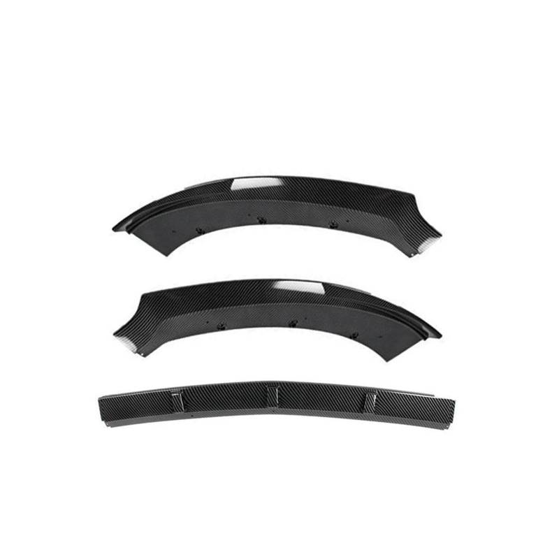 Auto Frontstoßstange Splitter Spoiler Für Ford Für Mustang 2015 2016 2017 Auto Front Stoßstange Splitter Lip Diffusor Protector Körper Kit Front Spoiler Abdeckung Carbon Faser(Kohlefaser) von QILTON