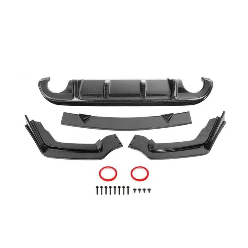 Auto Frontstoßstange Splitter Spoiler Für Infiniti Für Q50 Für Sport Für Version 2014-2017 Auto Frontstoßstange Lippenspoiler + Heckstoßstangendiffusor Stoßstangenschutzabdeckung von QILTON