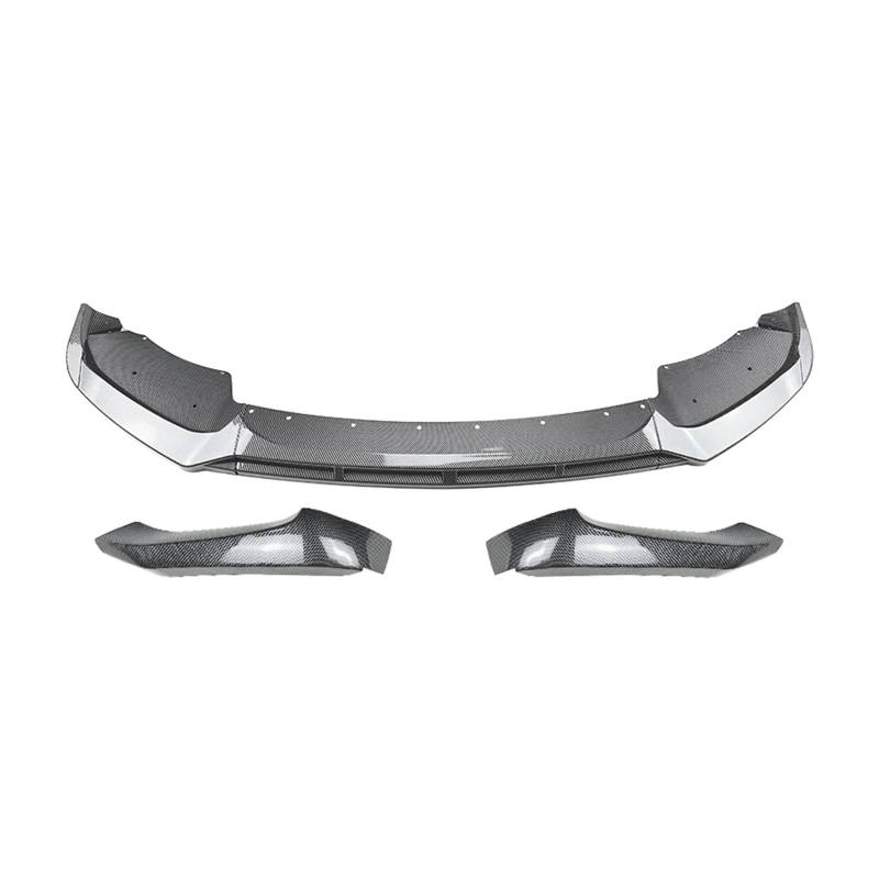 Auto Frontstoßstange Splitter Spoiler Für X3 Für F25 Für X4 Für F26 Für LCI Für Sport 2014-2017 Auto Frontspoilerlippe Splitter Blade Mit Seitenecke(Kohlefaser-Optik) von QILTON