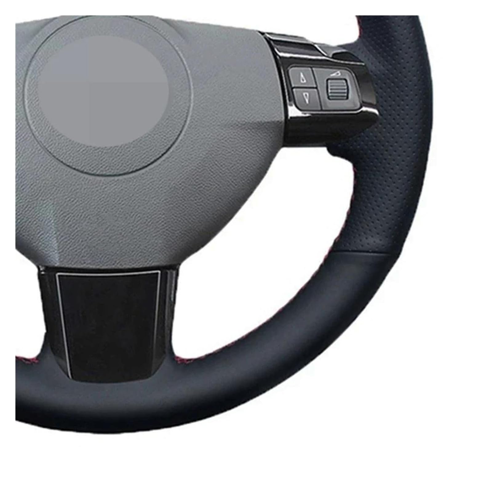 Auto Lenkradhülle Schwarzes Kunstleder DIY Auto-Lenkradabdeckung Für Opel Für Astra (H) Für Signum Für Corsa 2004–2009 Für Zaflra (B) 2005–2014 Für Vectra (C) Lenkrad Abdeckung(Gray Thread) von QILTON