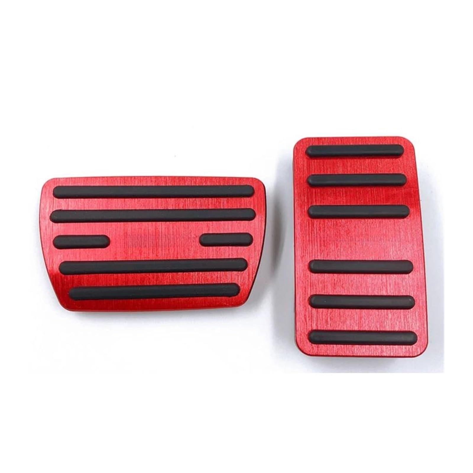 Auto-Pedal-Abdeckung 2X Für Accord Für LX Für CV1 2018-2022 Auto Fußpedale Gas Beschleuniger Bremse Edelstahl Keine Bohren Pedal Abdeckung Pads(2 Piece red) von QILTON