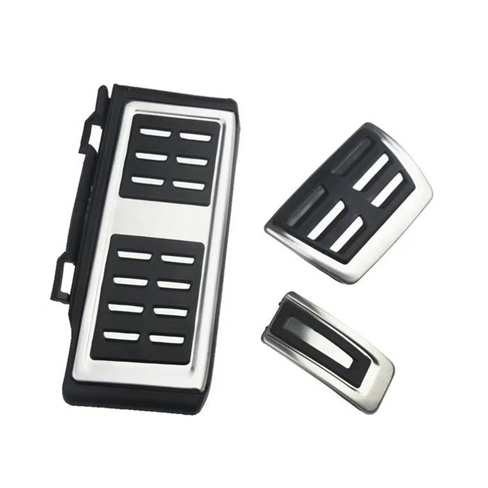 Auto-Pedal-Abdeckung Für VW Für T-ROC Für ROC Für Tiguan 2017 2018 2019 Für T-Cross Edelstahl-Pedalabdeckung Autozubehör(at with Rest Pedal) von QILTON