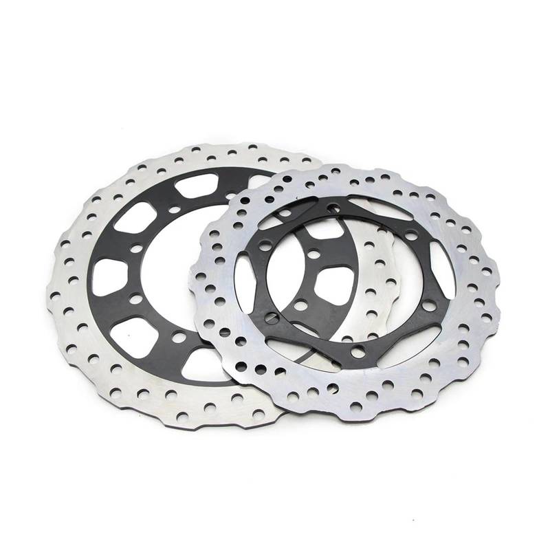 Bremsscheibe 280mm 242mm Für Kawasaki Für KL650 Für KLR650 Für KL KLR 650 2008-2018 Motorrad Bremsscheibe Vorne Hinten Disc Bremse Set Motorrad Scheibenbremse von QILTON