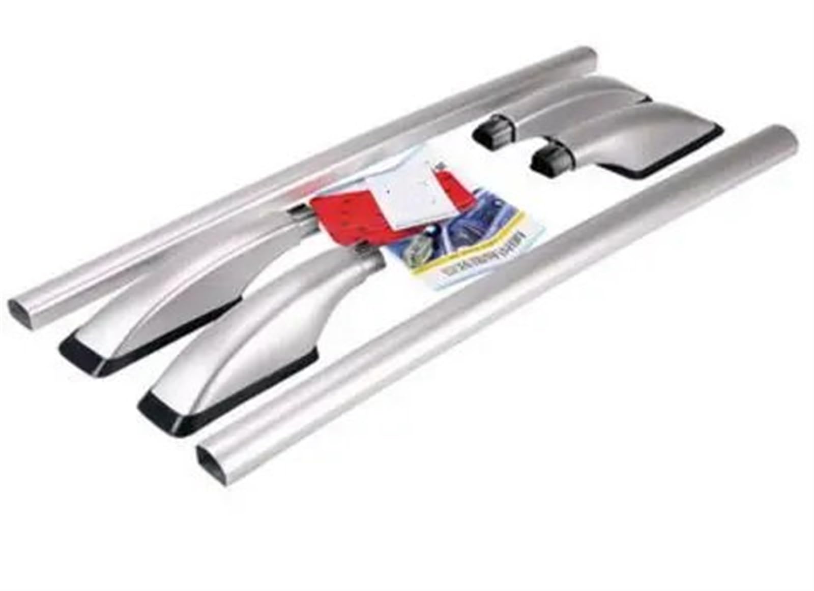 Dach Gepäck Rack Auto-Aluminium-Legierung Dachträger Gepäckträger Bar Für Chevrolet Für Aveo Schrägheck Für Spark Dachträger(Silber) von QILTON