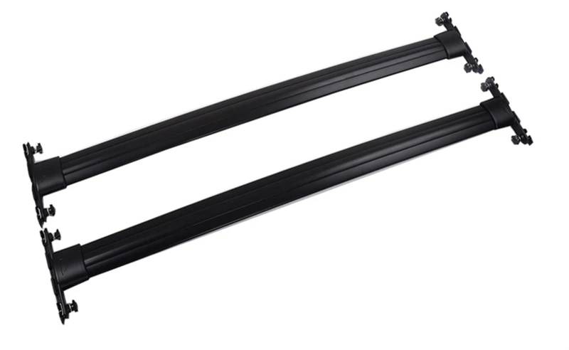 Dach Gepäck Rack Für Toyota Für Land Für Cruiser 200 V8 LC 200 LC200 2008 2009 2010 2011 2012 2013 2014 2015 2016 2017 2018 2019-2021 Querträger Dachträger Dachreling Dachträger(Schwarz) von QILTON