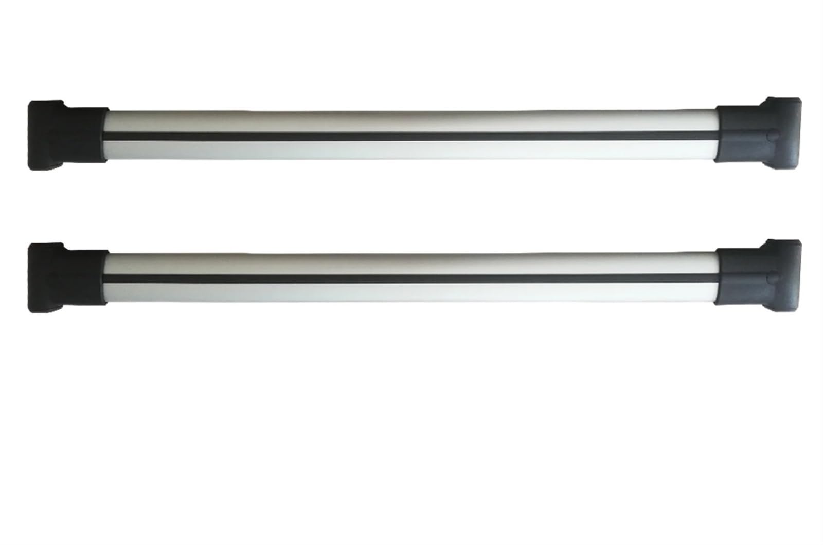 Dach Gepäck Rack Querstange Aus Aluminiumlegierung, Autodachträger, Gepäckträger, Querstange Für Ford Für Ranger (T7) Doppelkabine Ab 2016 Dachträger(Silber) von QILTON