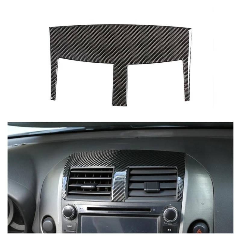 Innenraum Aufkleber Abdeckung Auto Carbon Fiber Center Control Getriebe Shift Handbremse Hebel Fenster Lift Tür Schüssel Panel Abdeckung Rahmen Trim Für Toyota Für RAV4 2006-2012 Zierleisten Innen(B) von QILTON