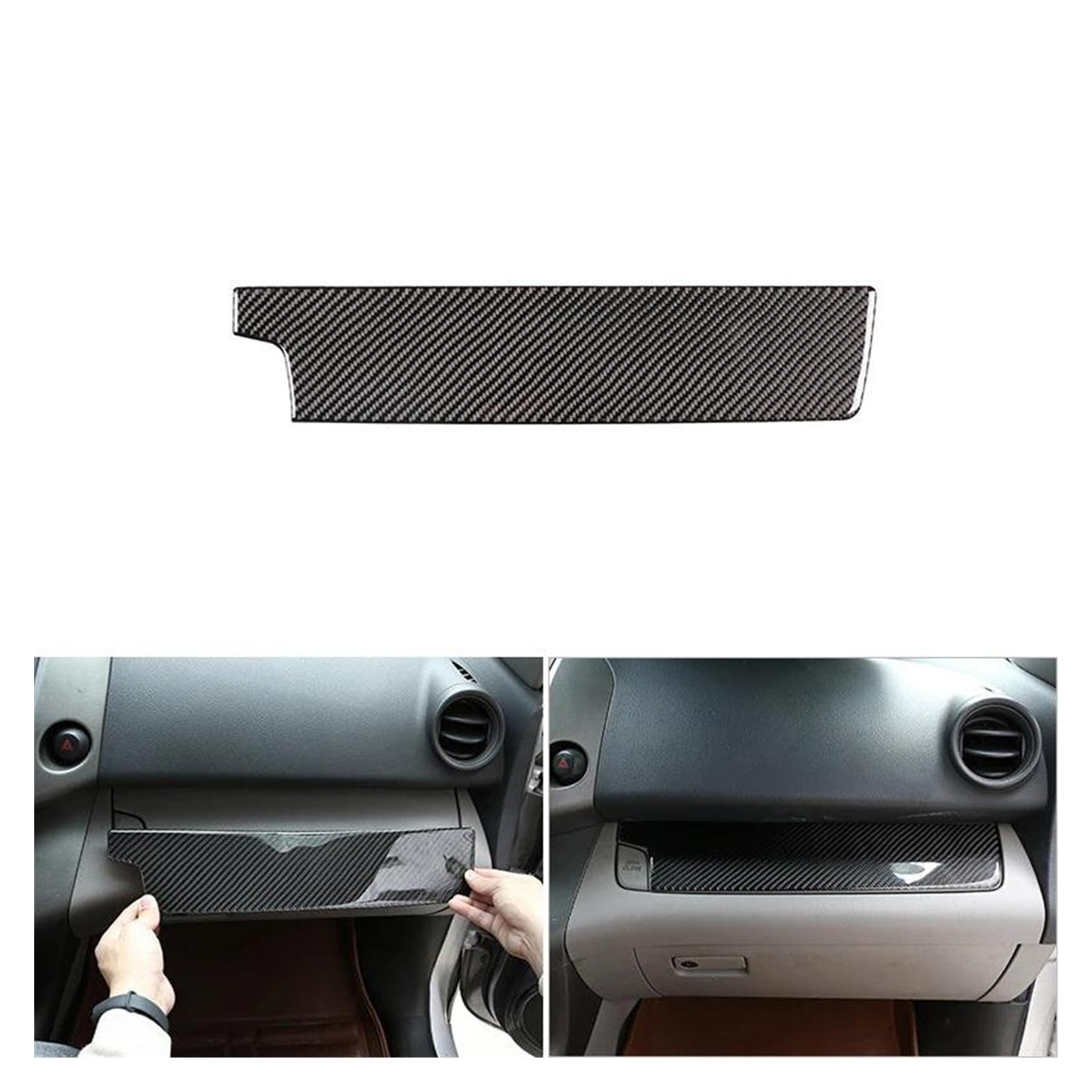 Innenraum Aufkleber Abdeckung Auto Carbon Fiber Center Control Getriebe Shift Handbremse Hebel Fenster Lift Tür Schüssel Panel Abdeckung Rahmen Trim Für Toyota Für RAV4 2006-2012 Zierleisten Innen(Cop von QILTON