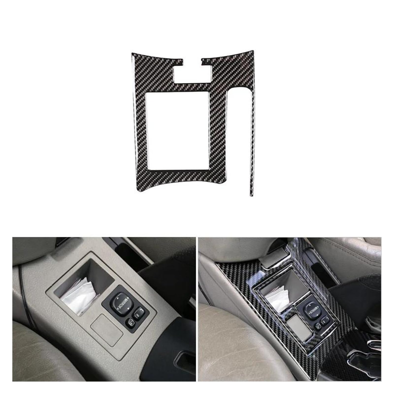 Innenraum Aufkleber Abdeckung Auto Carbon Fiber Center Control Getriebe Shift Handbremse Hebel Fenster Lift Tür Schüssel Panel Abdeckung Rahmen Trim Für Toyota Für RAV4 2006-2012 Zierleisten Innen(Han von QILTON