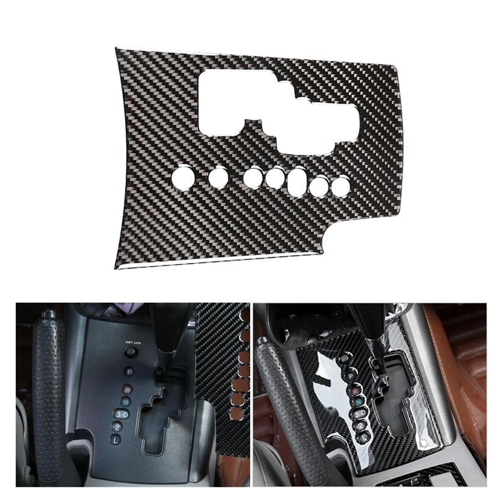 Innenraum Aufkleber Abdeckung Auto Carbon Fiber Center Control Getriebe Shift Handbremse Hebel Fenster Lift Tür Schüssel Panel Abdeckung Rahmen Trim Für Toyota Für RAV4 2006-2012 Zierleisten Innen(Gea von QILTON