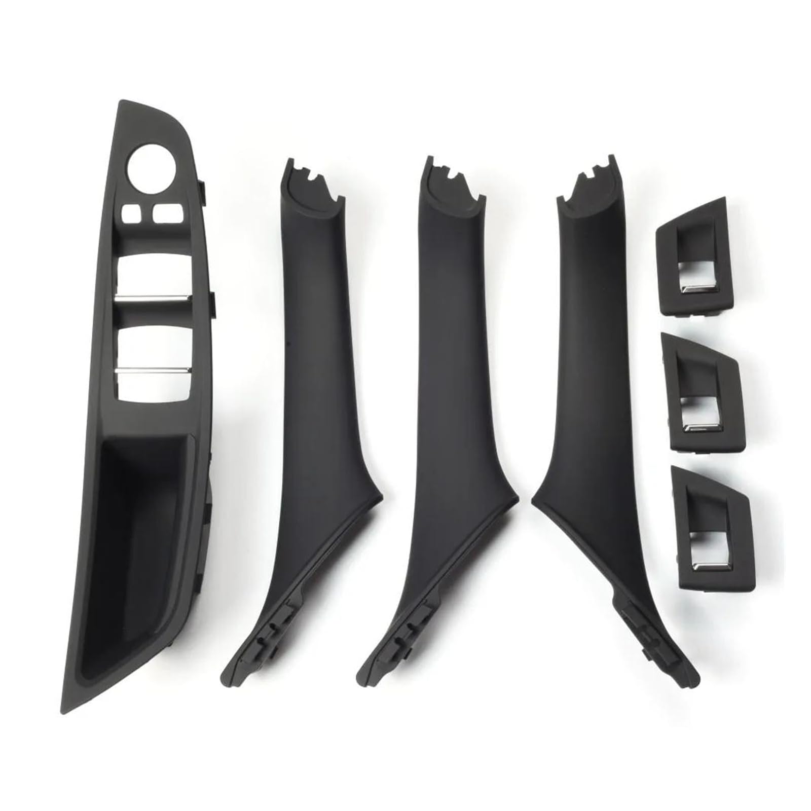 Innenraum Aufkleber Abdeckung Carbon Faser Auto Innen Tür Griff Armlehne Panel Pull Trim Abdeckung Set Für 5 Series F10 F11 520i 523i 525i 528i 530i Zierleisten Innen(Black LHD) von QILTON