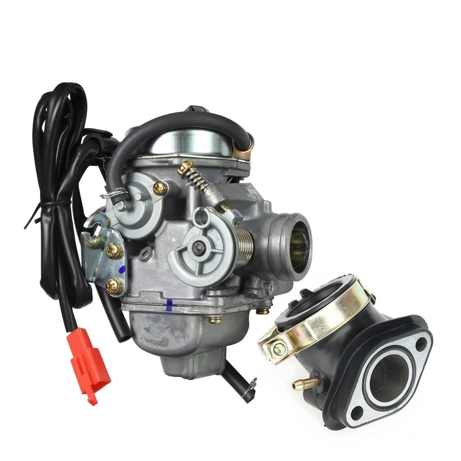 Vergaser Carb 24mm Motorräder PD24J Vergaser Choke Für GY6 Für 125cc Für 150cc Roller Für ATV 4 Takt(C) von QILTON