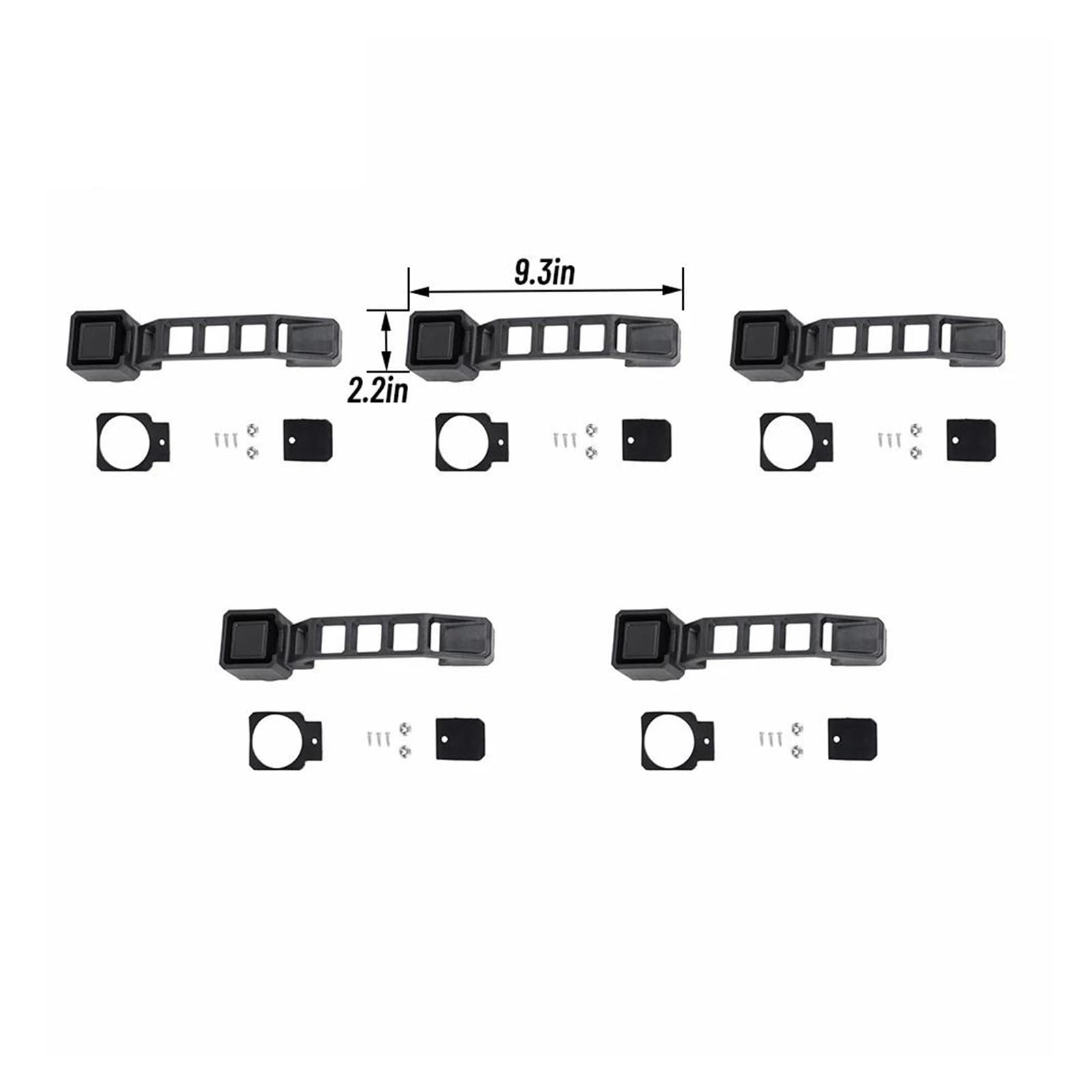 Außentürgriff Auto Außentür Griffe Ersatz Accessoreis Für J&eep Für W&Rangler Für JK 2007 2008 2009 2010 2011 2012 2013 2014 2015 2016 2017 Äußere Türgriff(4 Doors) von QINGHUAWANG