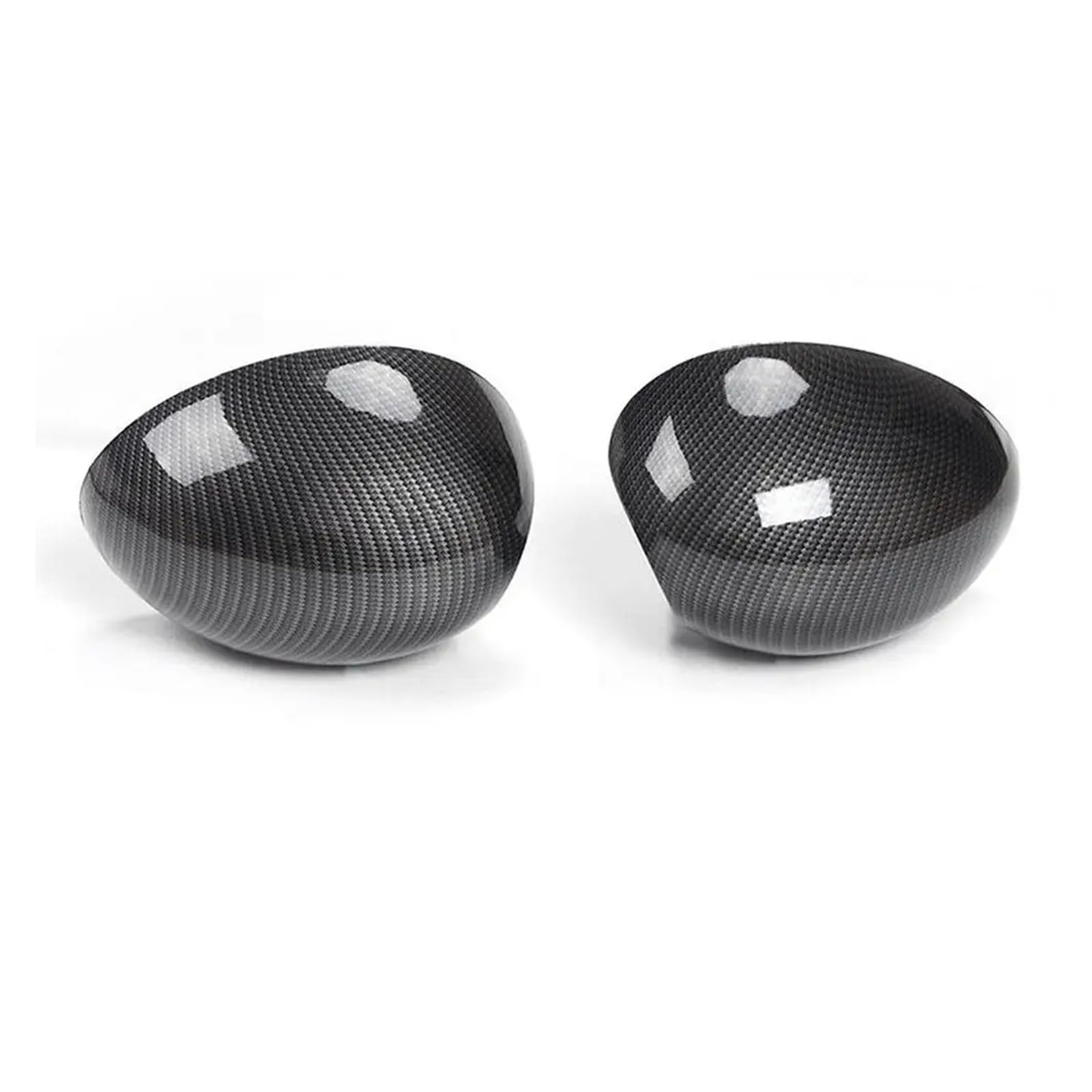 Auto Spiegelkappen Für Cooper R55 R56 R57 R58 R59 R60 R61 Rückspiegel Gehäuse Carbon Faser Stil Spiegel Abdeckung Kappe 2 PCS Außenspiegelkappe von QINGHUAWANG