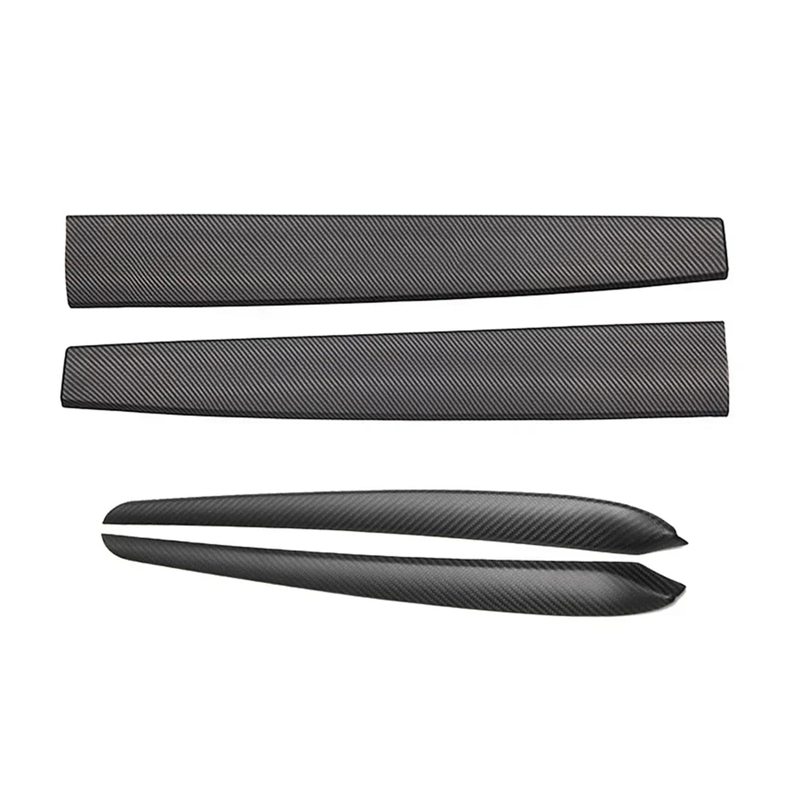 Autoinnenrahmen Für T&esla Für Modell 3 Für Modell Y 2021 2022 2023 Auto Dashboard Panel Aufkleber Center Konsole Tür Dekor Trim Panel Control Frame(1Set Matte Carbon) von QINGHUAWANG