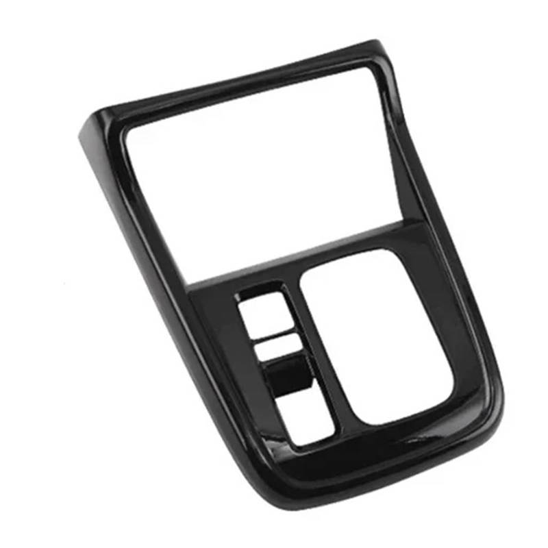 Autoinnenrahmen LHD Für C&RV 6th G&en H&ybrid 2023 2024 2025 Auto Zentrale Konsole Schaltknauf Panel Abdeckung Trim Panel Control Frame(Black) von QINGHUAWANG