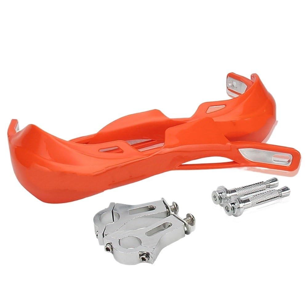 Handschutz Universal 22MM 28MM Motorrad Hand Guards Griff Protector Handschutz Pit Dirt Bike Lenker Schutz Lenkerschutz-Handprotektoren(22mm Orange) von QINGHUAWANG