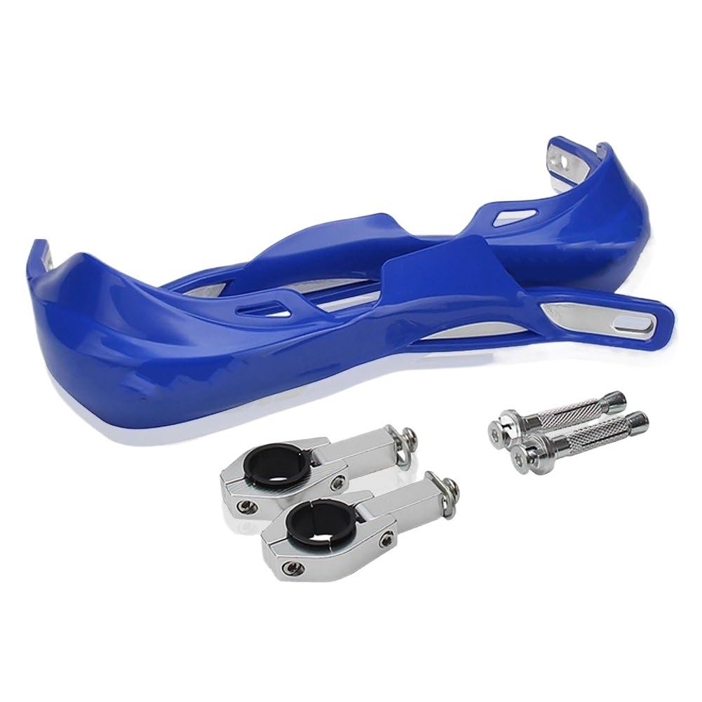 Handschutz Universal 22MM 28MM Motorrad Hand Guards Griff Protector Handschutz Pit Dirt Bike Lenker Schutz Lenkerschutz-Handprotektoren(28mm Blue) von QINGHUAWANG