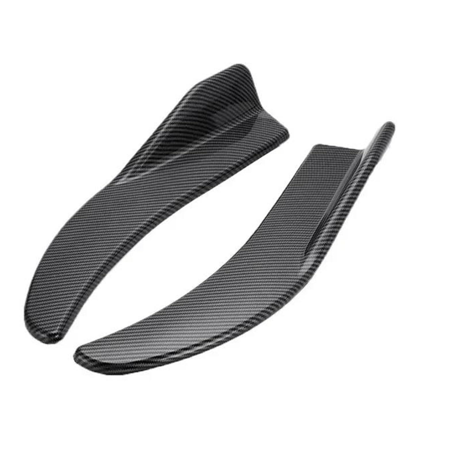 Heckspoiler Für Universal Auto Seitenschweller Auto Stoßstange Spoiler Vorne Hinten Lip Anti Kollision 1 Paar Auto Heckflügel Dekoration(Carbon Fiber) von QINGHUAWANG