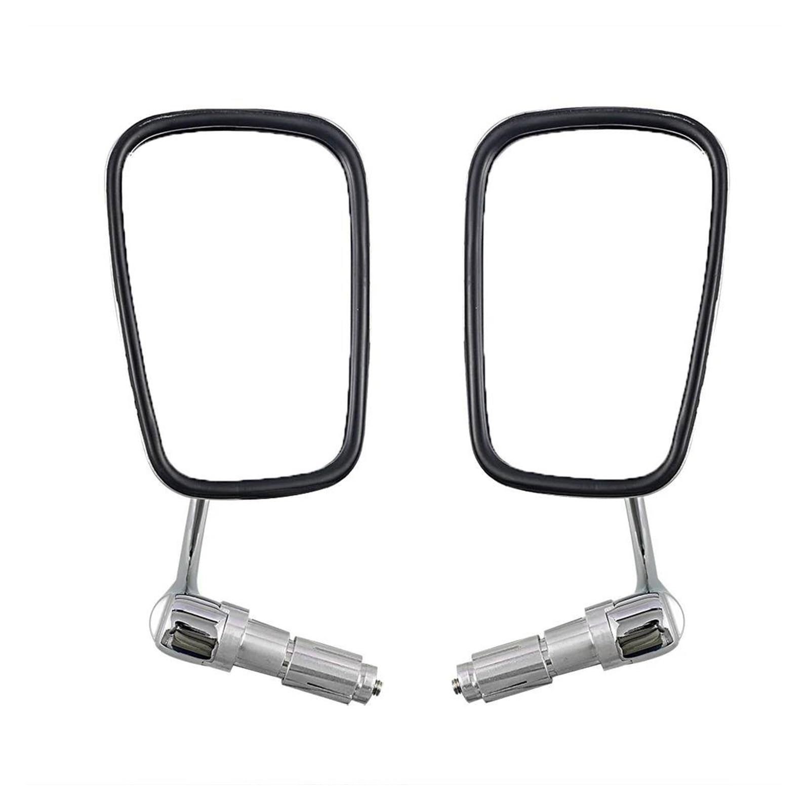 Motorrad Spiegel Für Chopper Für Roller Motorrad Zubehör Universal Chrom Rückspiegel Bar End Seite Spiegel 2 Pcs Seitenrückspiegel von QINGHUAWANG