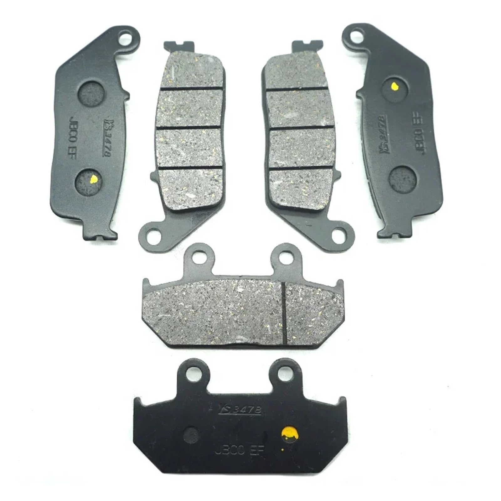 Motorrad Vorne Hinten Bremsbeläge for AN650A Skywave 650LX 2012-2020 AN650 Burgman/Skywave 650 2002-2019 EINE 650 650A(Front Rear Pads) von QINGZHI