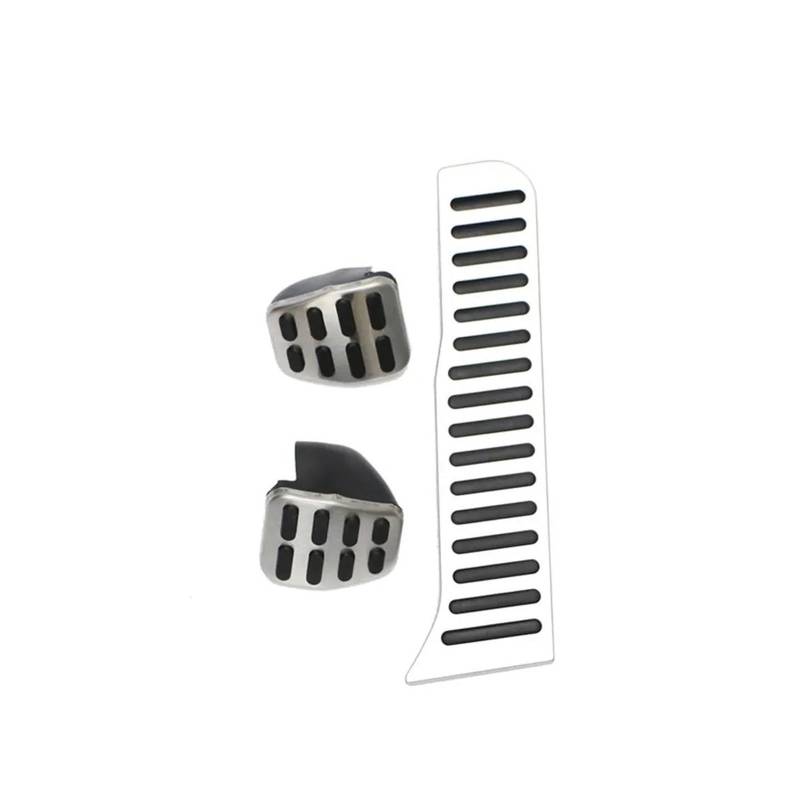 Auto Pedale Gaspedal Für A3 Für MK2 8P 2003 2004 2005-2013 at MT Auto Fußpedale Beschleuniger Gasbremse Edelstahl Restfoot Pedal Pad(3 Piece) von QINSHU