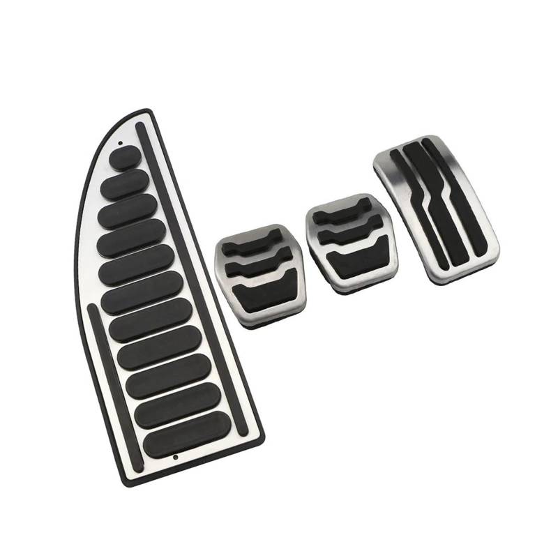 Auto Pedale Gaspedal Für Lincoln Für MKC 2013 2014 2015-2019 Auto Gaspedale Bremspedal Set Abdeckungen Kupplung Rest Fußpedale Abdeckung(MT with Rest) von QINSHU