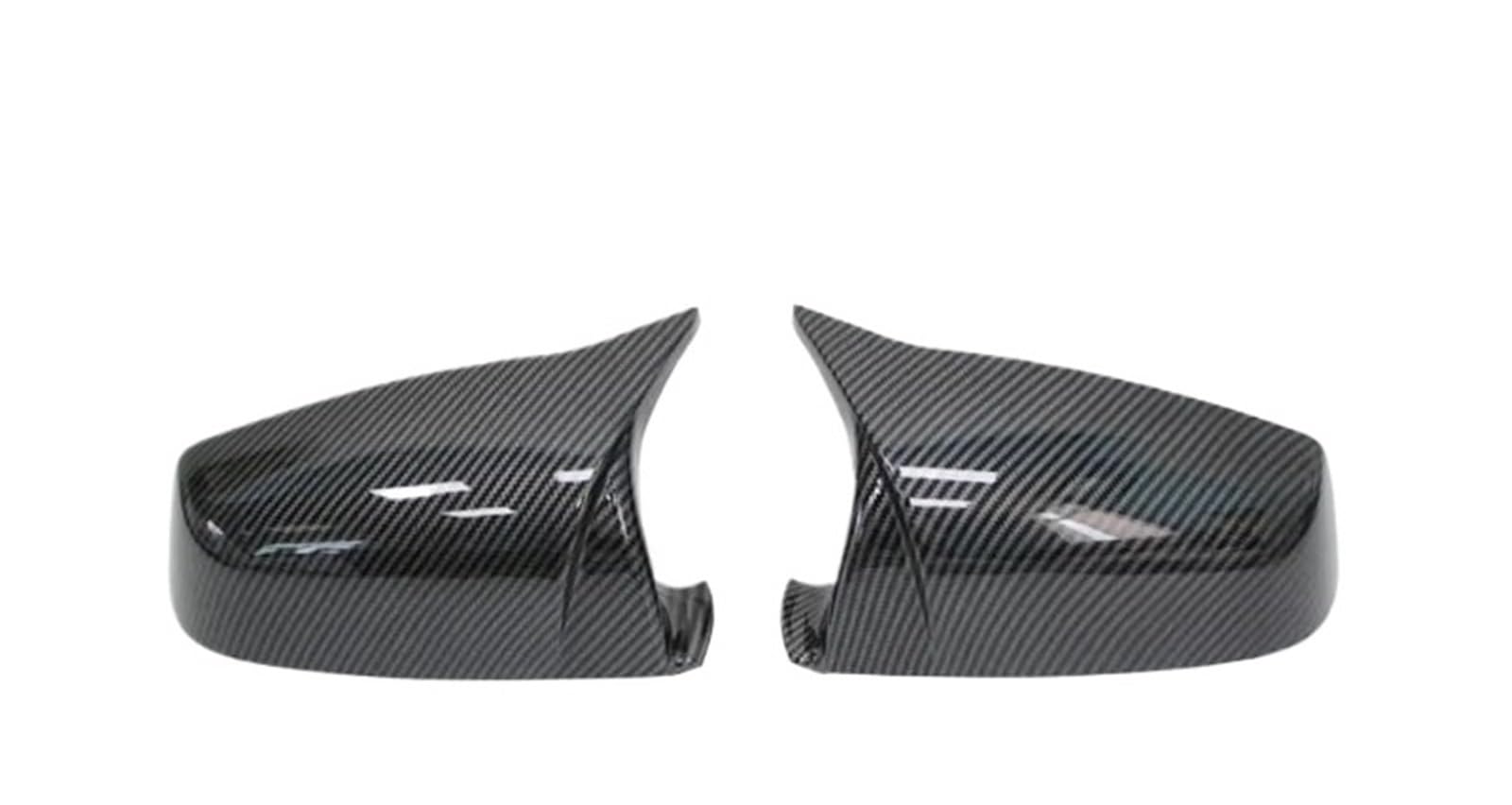 Auto Rückspiegel Kappe Abdeckung Für 5 6 7 Serie F01 F02 F03 F04 F06 F07 F10 F11 F12 F13 Carbon Look Schwarz Auto Rück Seite Spiegel Abdeckung Kappen Tür Spiegelkappen(Carbon Fiber Pattern) von QINSHU