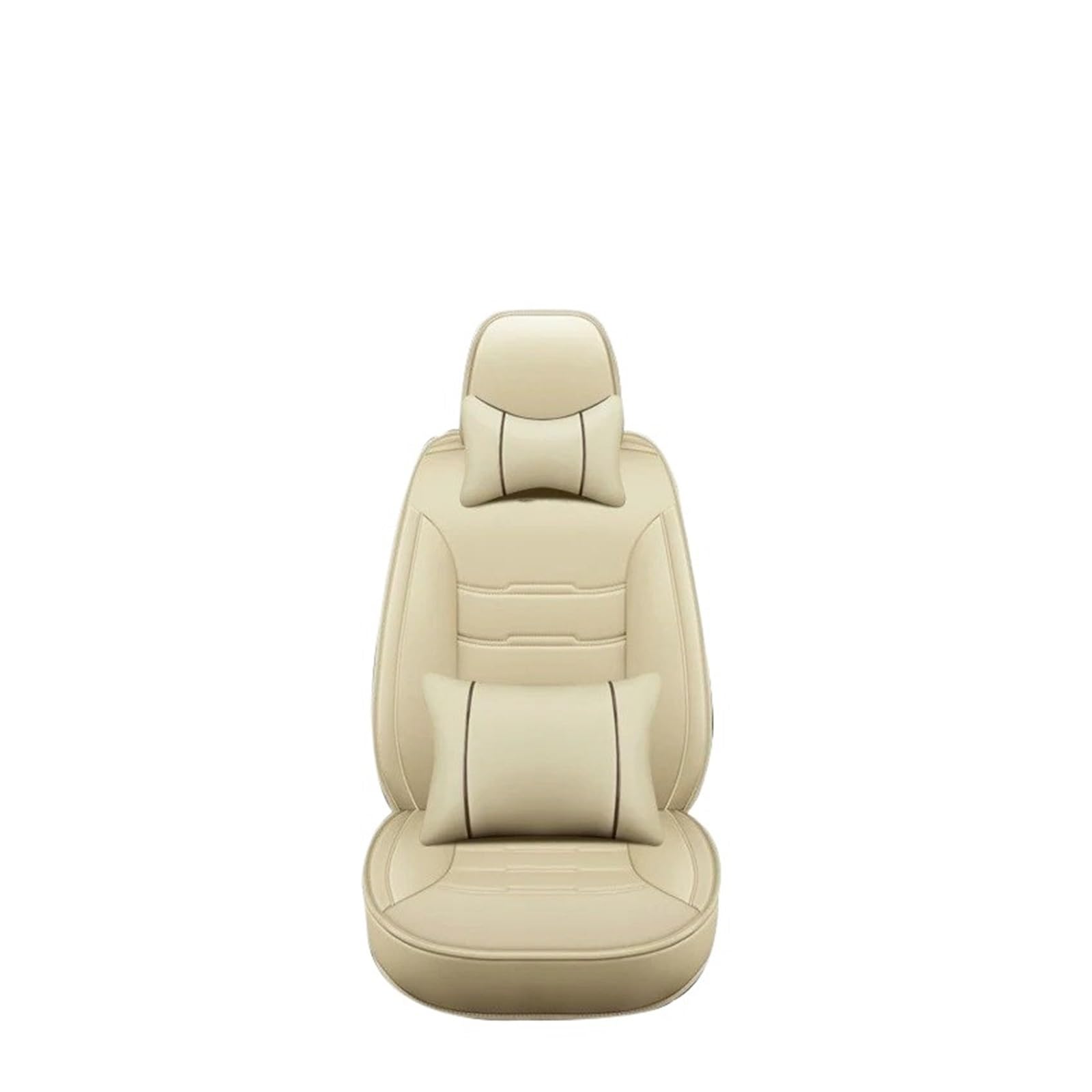 Autositzbezüge Für Haval Alle Modelle F7 F5 H6 H7 H5 H8 H9 M6 H2S H1 H2 H3 H4 Auto Zubehör Vollständige Abdeckung Auto Leder Sitzbezug Sitzbezug Auto(Beige Pillow) von QINSHU