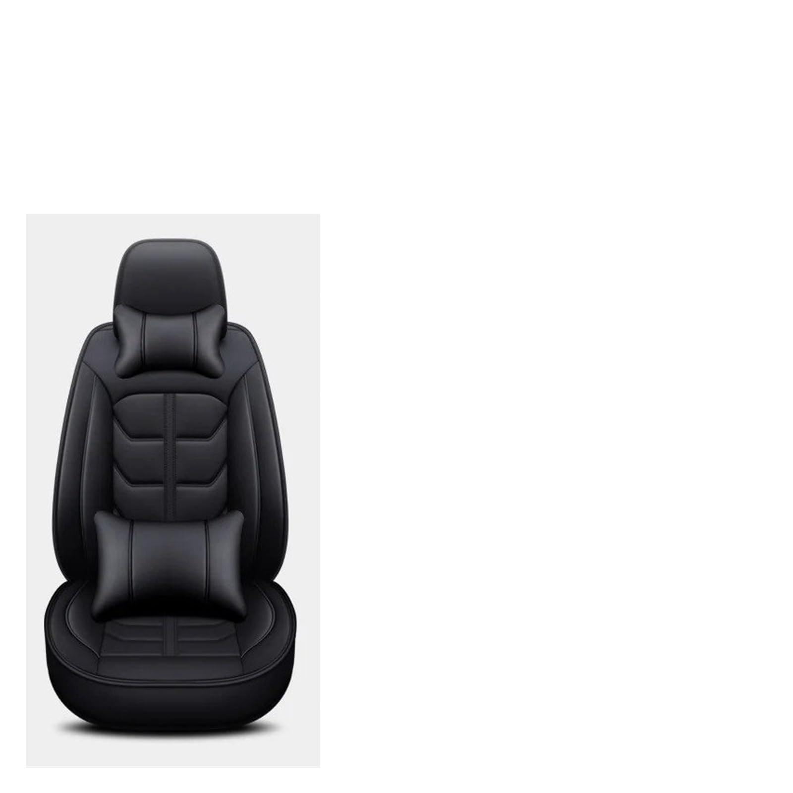 Autositzbezüge Für Peugeot 2008 Universal Style 3D Autositzbezüge Innenausstattung Sitzschoner Sitzbezug Auto(Black 5 Seats) von QINSHU