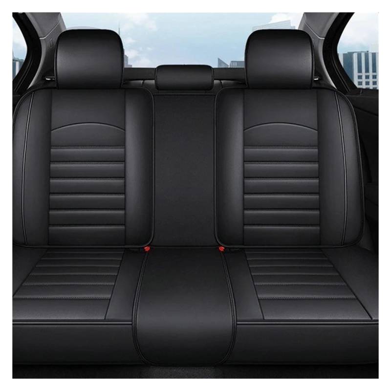 Autositzbezüge Für VW Für Polo Quest Für Tiguan Für Jetta Für Golf Lavida Sagitar Für Civic Autozubehör Schutz All Inclusive Auto Ledersitzbezug Sitzbezug Auto(Rear seat cover1) von QINSHU