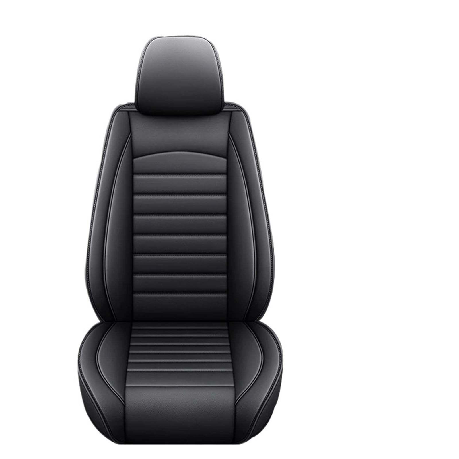 Autositzbezüge Für Volvo S60L Für S90/XC60/XC90/V50/V60/XC40/CX70 Auto Zubehör Protector Universal All Inclusive Auto Leder Sitzbezüge Sitzbezug Auto(Schwarz) von QINSHU